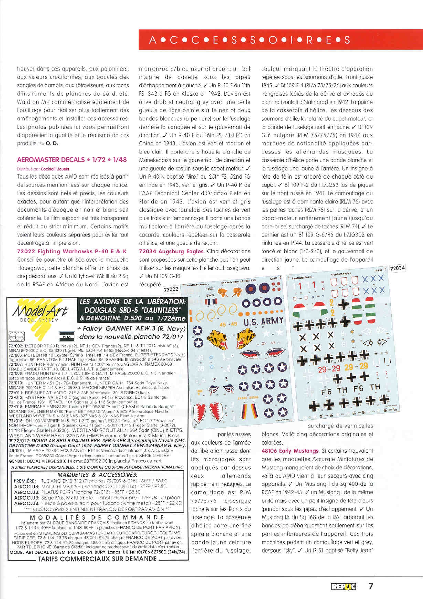 Replic 039 - Junkers W34, FW-190A-3, Nakajima C6N1